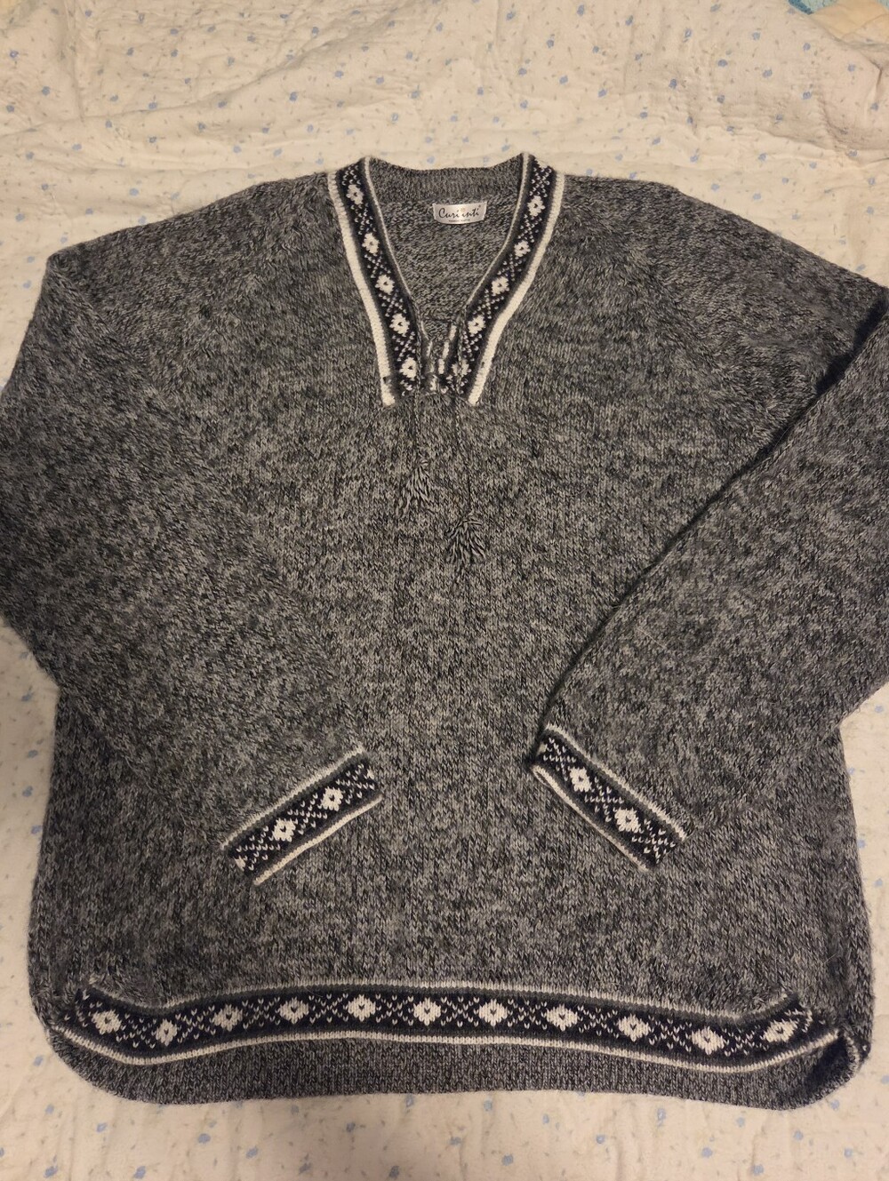 Adult Lg Alpaca Wool Sweater